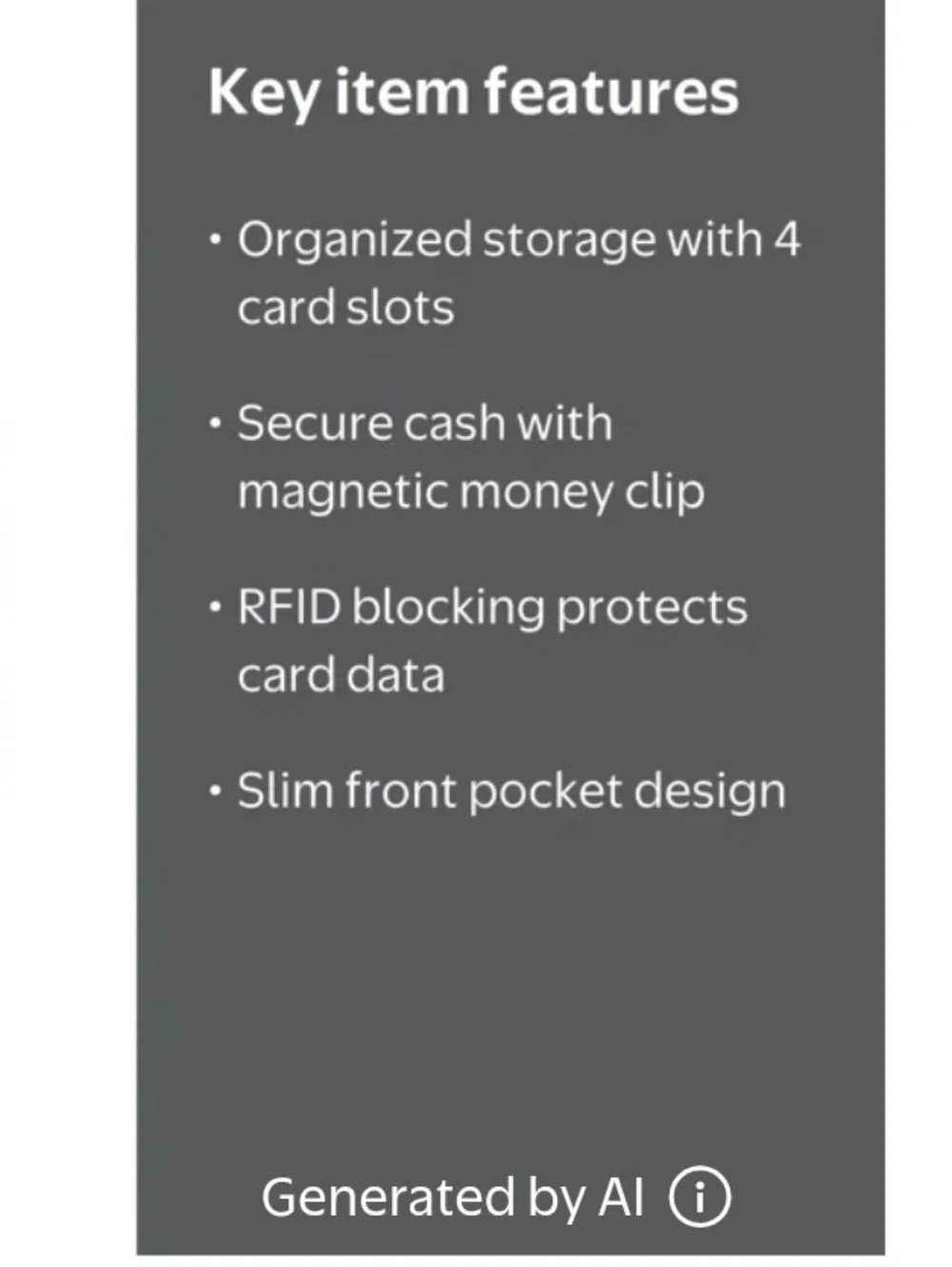 Dockers RFID Slim Front Pocket Wallet Magnetic Money Clip